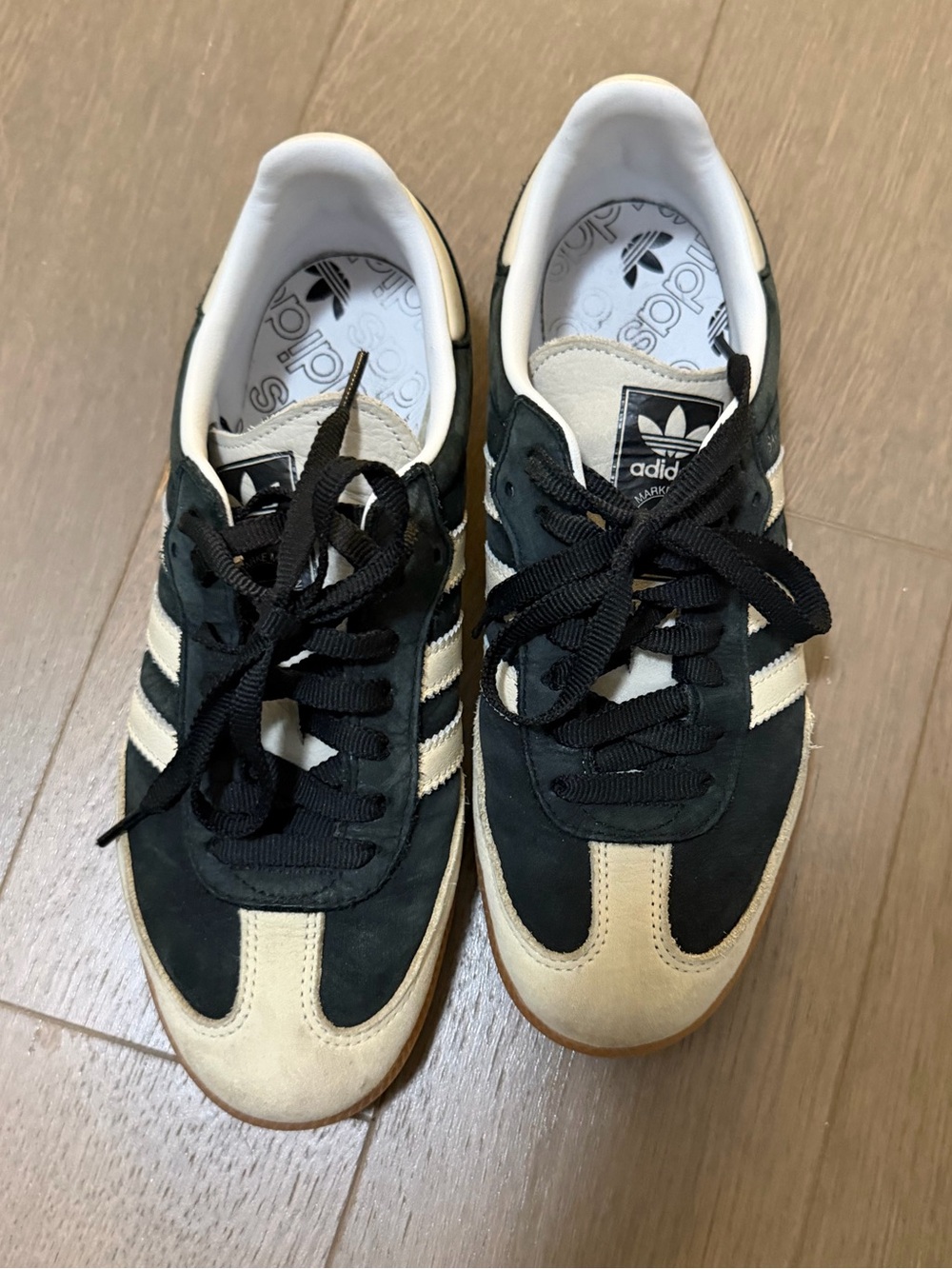 Adidas Samba OG Black and Off-White Sneakers size 8 - Picture 4 of 7